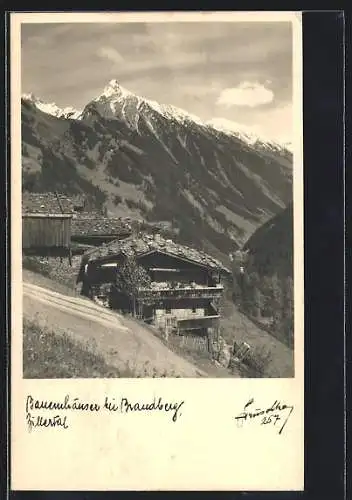 Foto-AK Hans Hruschka Nr. 257: Bauernhaus bei Brandberg
