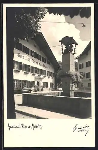 AK Zell am Ziller, Das Gasthaus Riesen