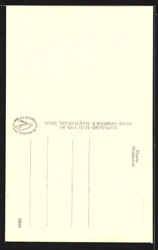 AK Zell am Ziller, Weg zur Wallfahrtskirche Maria Rast