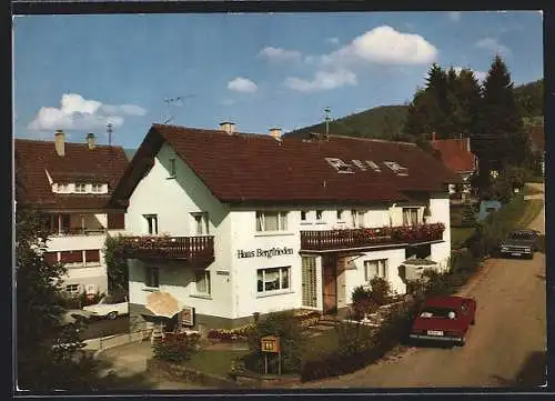 AK Oppenau /Bad. Schwarzwald, Das Kurheim Haus Bergfrieden, Inh. Fam. Remfort