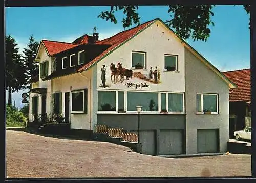 AK Dottingen / Münsingen, Das Gasthaus zur Winzerstube, Inh. Familie Paul Hilfinger