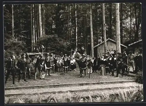 AK Sigmaringendorf, Aufführung von Wilhelm Tell in der Waldbühne