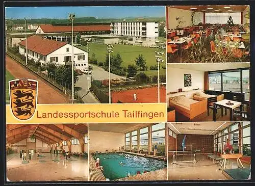 AK Tailfingen / Albstadt, Landessportschule in sechs Ansichten