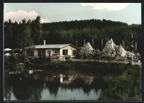 AK Engstlatt, Das Gasthaus Seerosen-Hütte, Georg Jetter