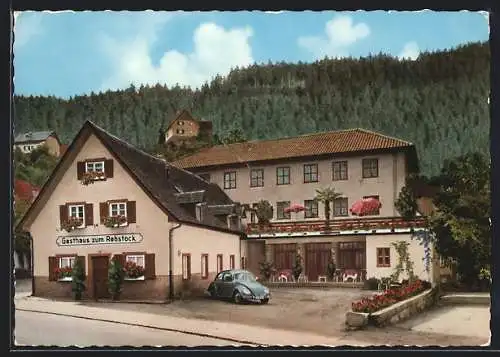 AK Bühlertal, Blick auf Pension Gasthaus zum Rebstock, Bes. Ludwig Hörth