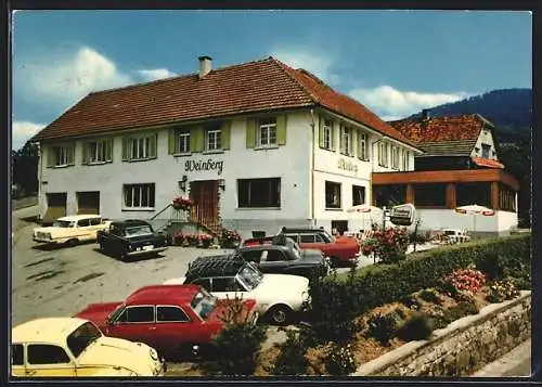 AK Eisental /Bühl-Baden, Gaststätte-Pension Weinberg, Inh. Max Maier