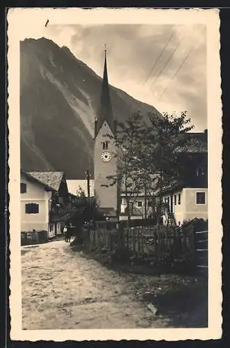 AK Krimml i. Pinzgau, Ortsansicht mit Kirchturm