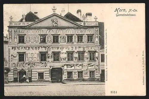 AK Horn /N.-Ö., Das Gemeindehaus