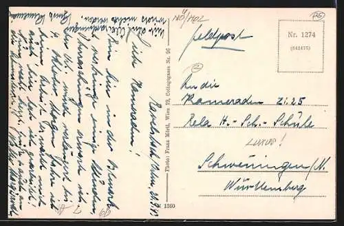 AK Ravelsbach /Nd., Totalansicht mit Feldern und Fernblick