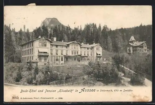 AK Aussee /Steiermark, Hotel-Pension Elisabeth mit Anlagen