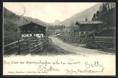 AK Thiersee, Ortspartie in Urspring