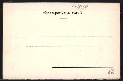 AK Kufstein, Ortsansicht mit Feste Geroldseck