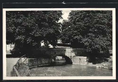 AK Aalen, Partie an der alten Kocherbrücke