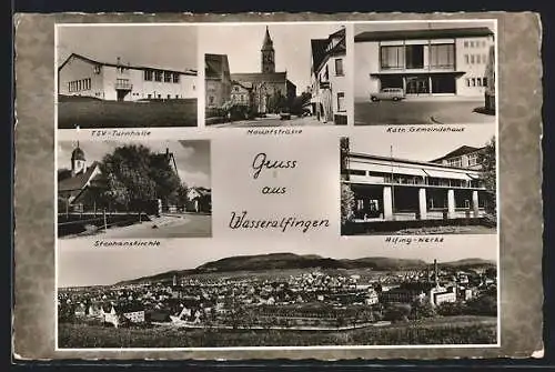 AK Wasseralfingen, Stephanskirche, Alfing-Werke, Hauptstrasse