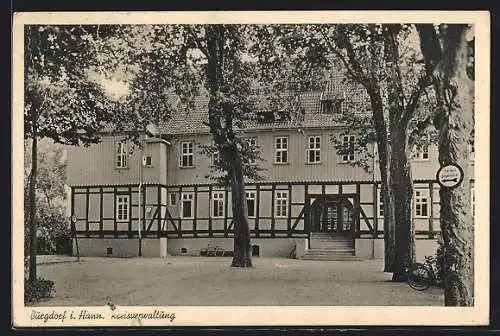 AK Burgdorf i. Hann., Partie an der Kreisverwaltung