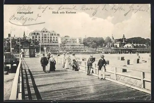 AK Heringsdorf / Seebad, Blick aufs Kurhaus