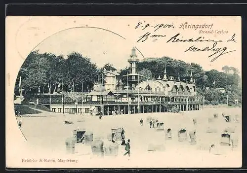 AK Heringsdorf / Seebad, Strand-Casino