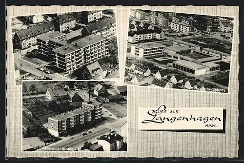 AK Langenhagen, Walsroder Strasse, Schule in der Hindenburgstrasse