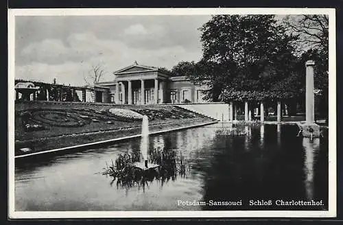 AK Potsdam, Sanssouci, Schloss Charlottenhof