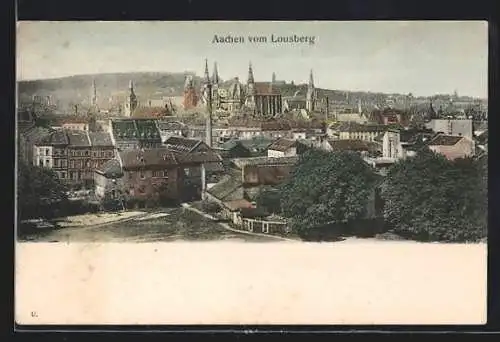 AK Aachen, Blick vom Lousberg