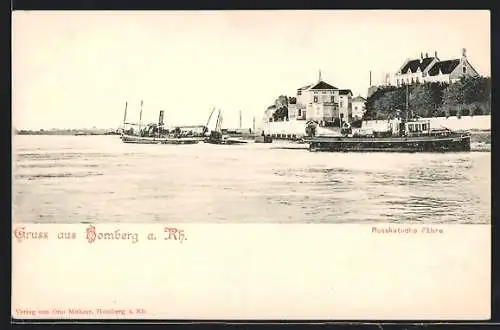 AK Homberg a. Rh., Rosskatsche Fähre