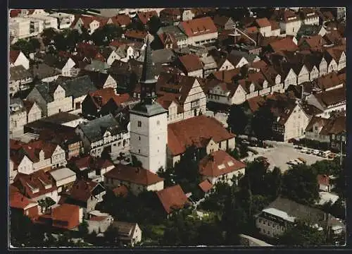 AK Burgdorf / Hannover, Luftbild des Ortes