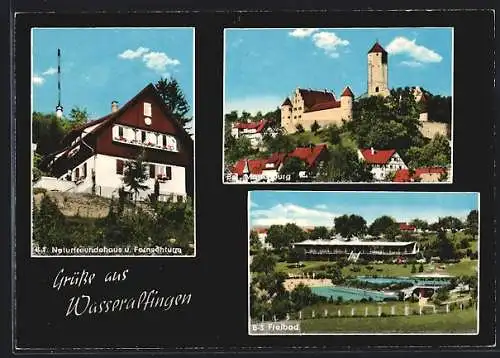 AK Wasseralfingen, Freibad, Marienburg, Naturfreundehaus und Fernsehturm