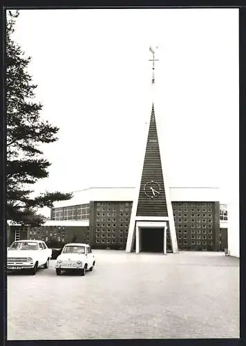 AK Ahlhorn, Parkplatz vor der Katholischen Kirche