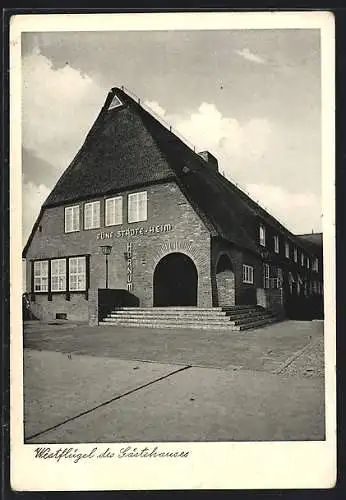 AK Hörnum / Sylt, Fünf Städte-Heim, Westflügel des Gästehauses