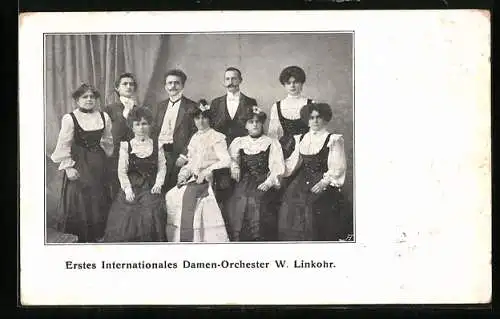 AK Erstes Internationales Damenorchester W. Linkohr
