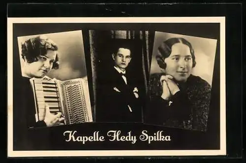 AK Musiker der Kapelle Hedy Spilka
