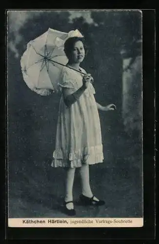 AK Jugendliche Vortrags-Soubrette Käthchen Härtlein