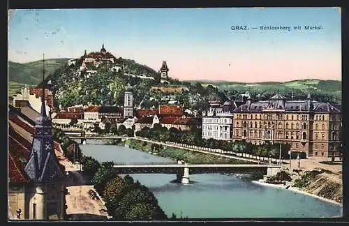 AK Graz, Schlossberg mit Murkai
