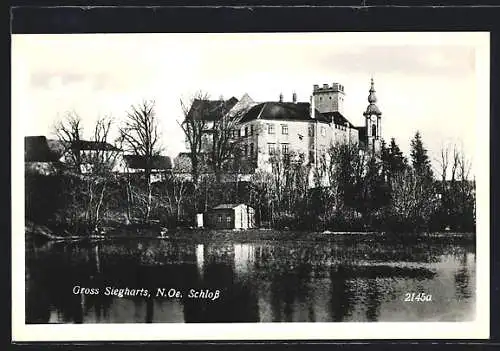 AK Gross Siegharts /N. Oe., Blick auf das Schloss