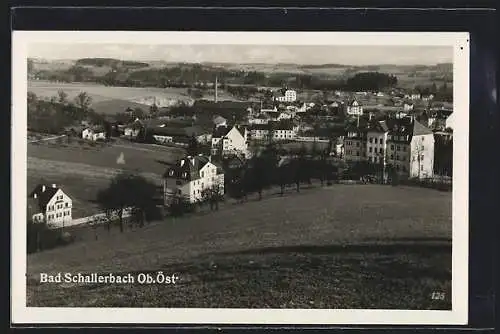 AK Bad Schallerbach /Ob. Öst., Teilansicht aus der Vogelschau