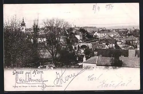 AK Horn, Blick über die Dächer