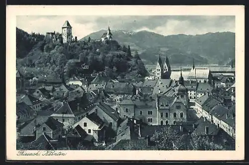 AK Friesach /Kärnten, Teilansicht mit Burg