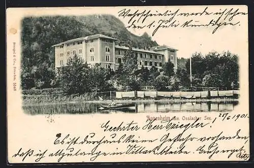 AK Annenheim, Ossiacher See mit Kurhotel