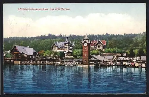 AK Klagenfurt, Militär-Schwimmschule am Wörthersee
