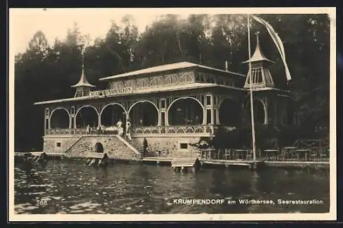 AK Krumpendorf am Wörthersee, Gaststätte Seerestauration