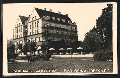 AK Bad Schallerbach /O. Ö., Kurhaus Austria