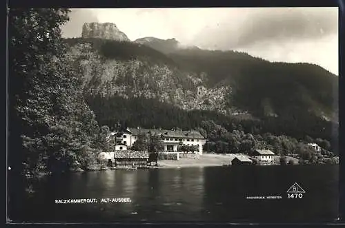 AK Alt-Aussee, Salzkammergut, Uferpartie