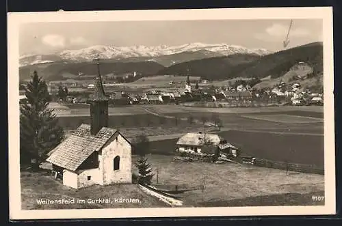 AK Weitensfeld im Gurktal, Blick zum Ort
