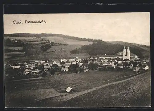 AK Gurk, Totalansicht mit Kloster