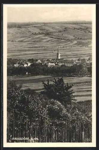 AK Haugsdorf, Totale mit Kirche