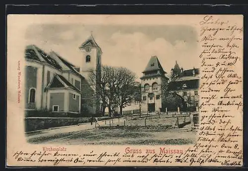AK Maissau, Kirchenplatz