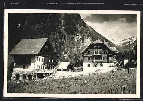 AK Bad Gastein, Gasthof Grüner Baum im Kötschachtal