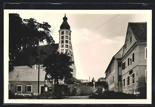 AK Windigsteig, Teilansicht m. Kirche