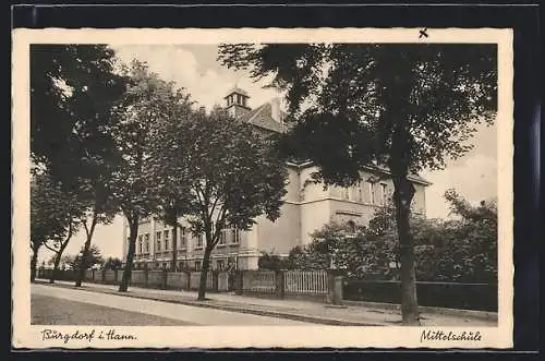 AK Burgdorf i. Hann., Partie an der Mittelschule