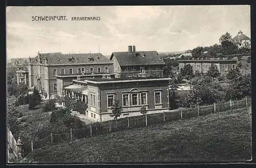 AK Schweinfurt, Blick zum Krankenhaus